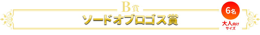 B賞 ソードオブロゴス賞