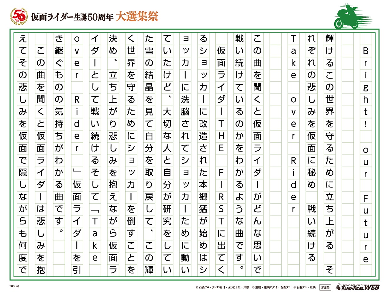 仮面ライダーを引き継ぐもの