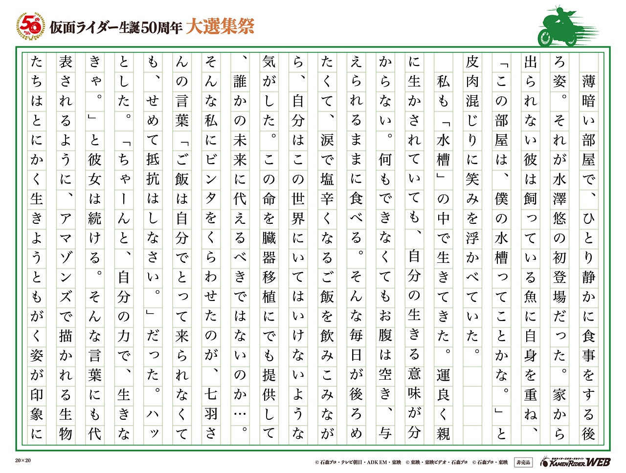 STAY HUNGRY, STAY ALIVE