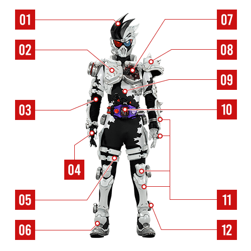 仮面ライダーゲンム ゾンビゲーマー レベルX(エックス) | 仮面ライダー