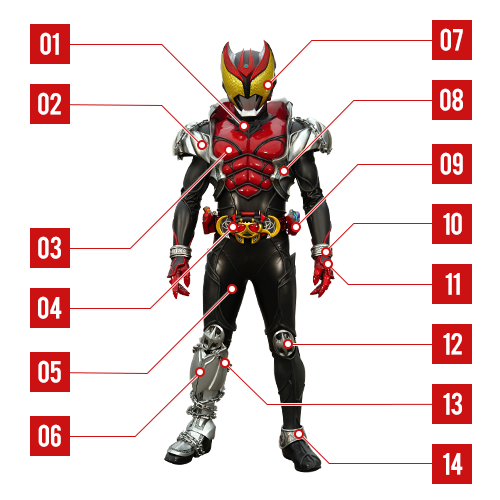 仮面ライダーキバ キバフォーム | 仮面ライダー図鑑 | 東映