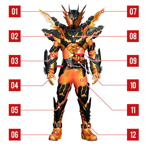 仮面ライダークローズマグマ | 仮面ライダー図鑑 | 東映