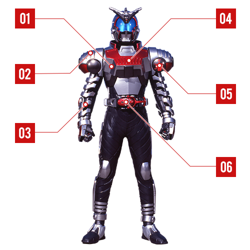 仮面ライダーカブト マスクドフォーム | 仮面ライダー図鑑 | 東映