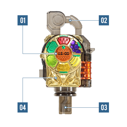 【仮面ライダー鎧武】カチドキロックシード＆極ロックシード