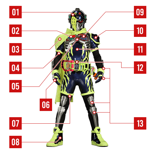 仮面ライダースナイプ | 仮面ライダー図鑑 | 東映