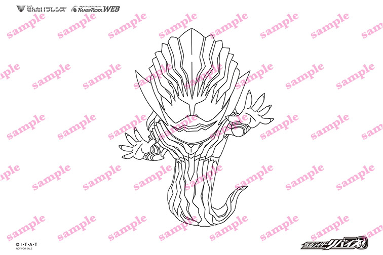 仮面ライダーリバイスたちがぬりえで登場 仮面ライダーweb 公式 東映