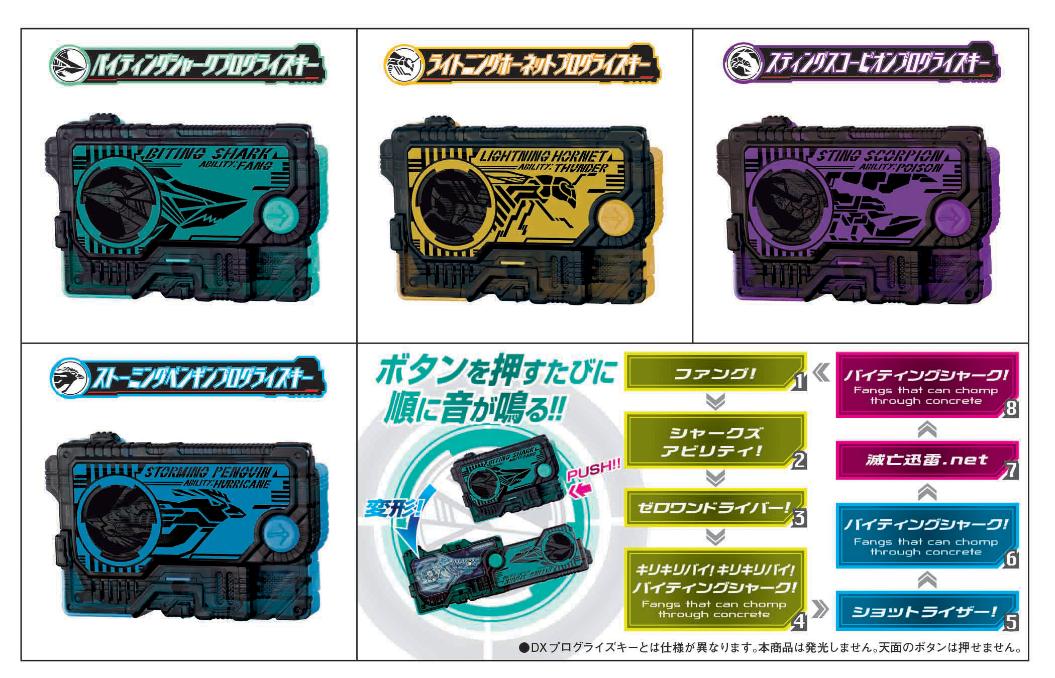 ｓｇプログライズキーの4弾がお菓子売り場に登場 仮面ライダーweb 公式 東映