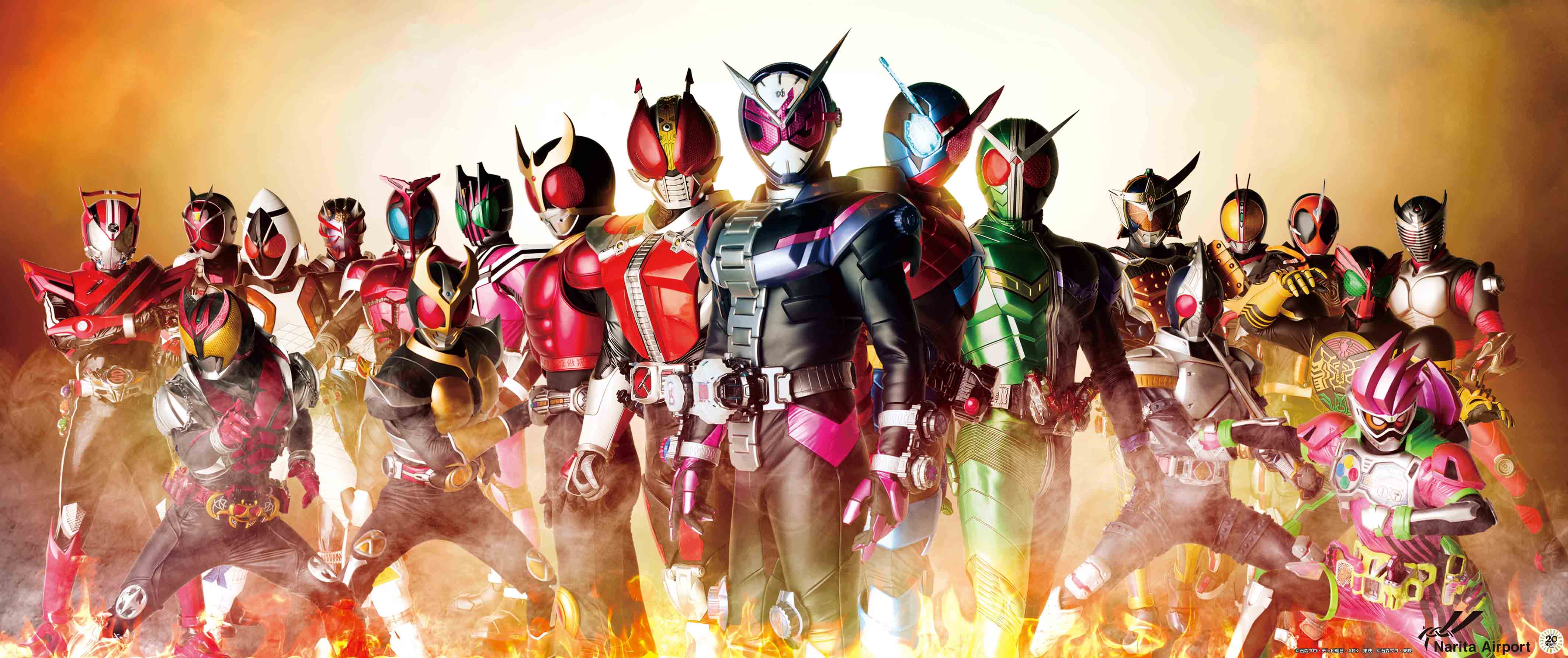 日本と世界を結ぶ成田空港に平成仮面ライダー人が集結 仮面ライダーweb 公式 東映 日本と世界を結ぶ成田空港に平成仮面ライダー人が集結 仮面ライダーweb 公式 東映